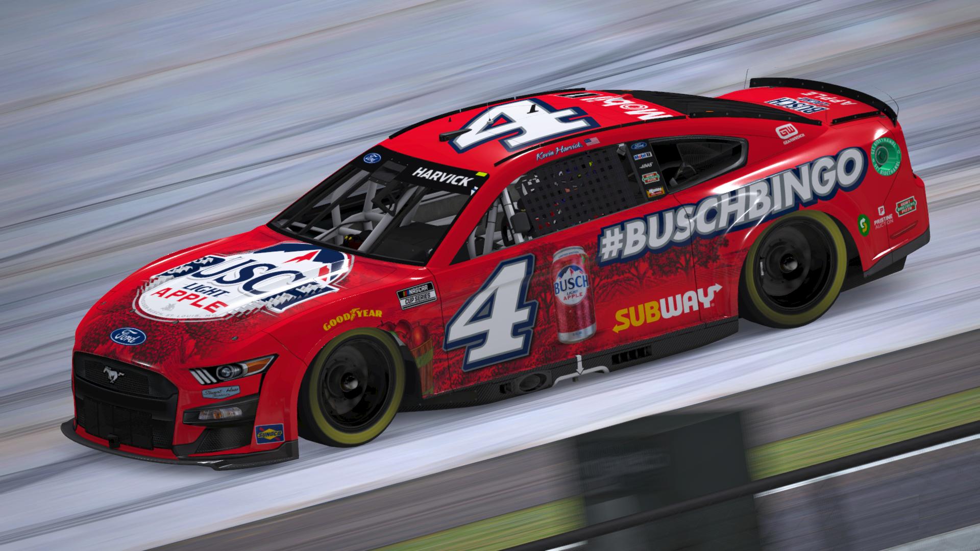 Kevin Harvick 2022 #BuschBingo (No Numbers) by Roberto Ramirez ...