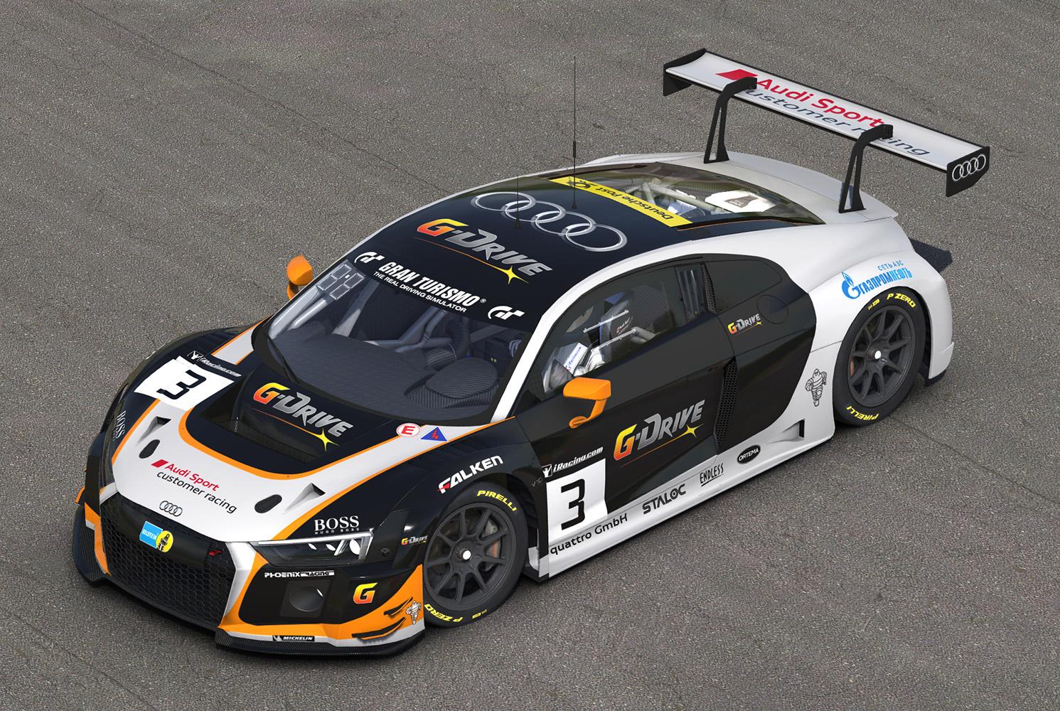 G-Drive Racing - Audi R8 LMS By Javier M. - Trading Paints