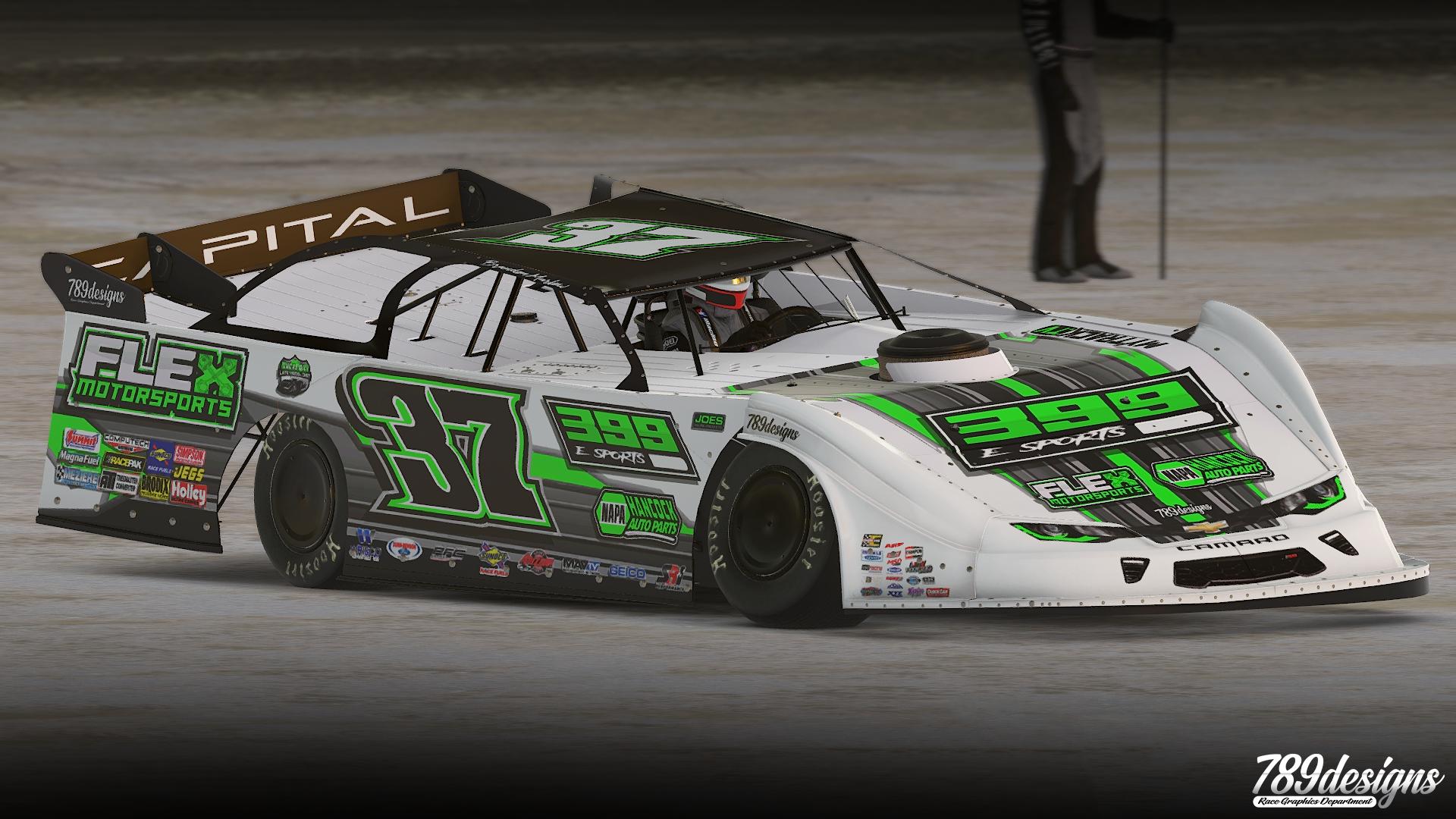 Brandon Marlow Dirt Late Model By Garrett Marshall - Trading Paints