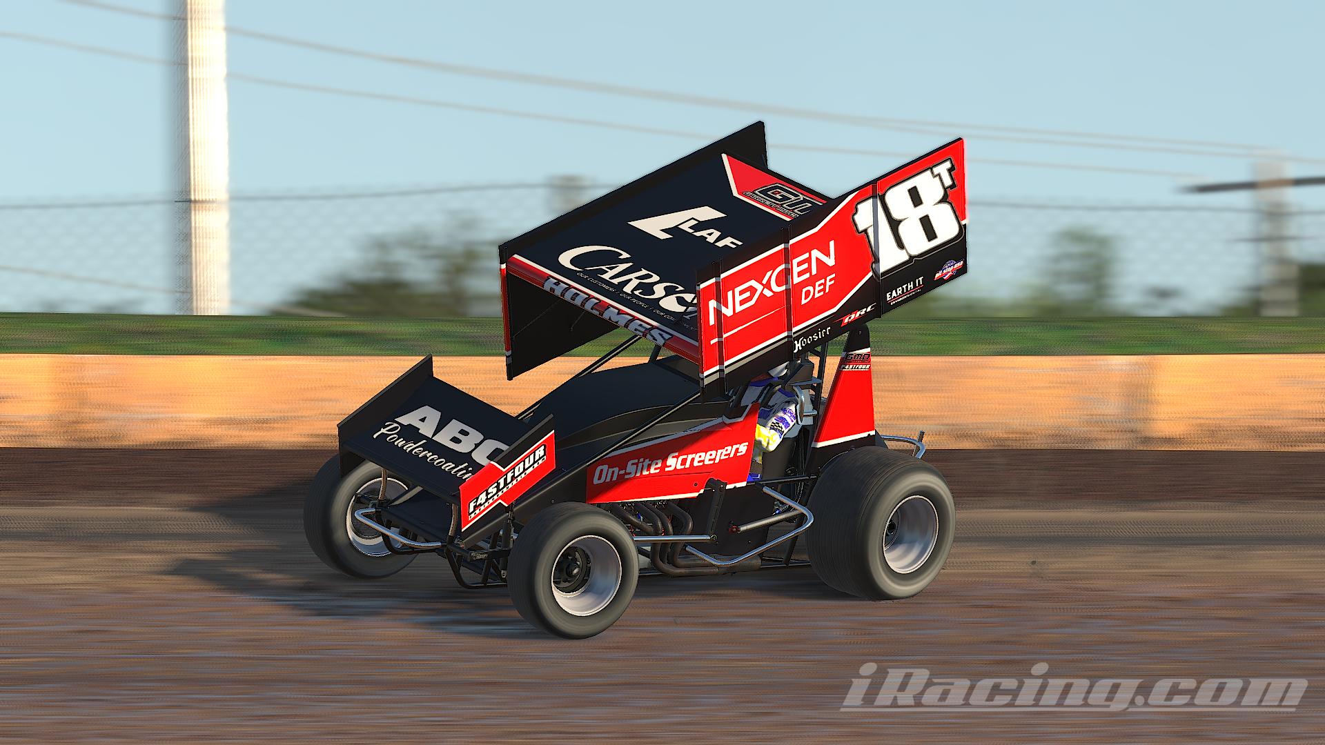 Tanner Holmes 2022 Sprint Car No Numbers By Garrett Mitchell