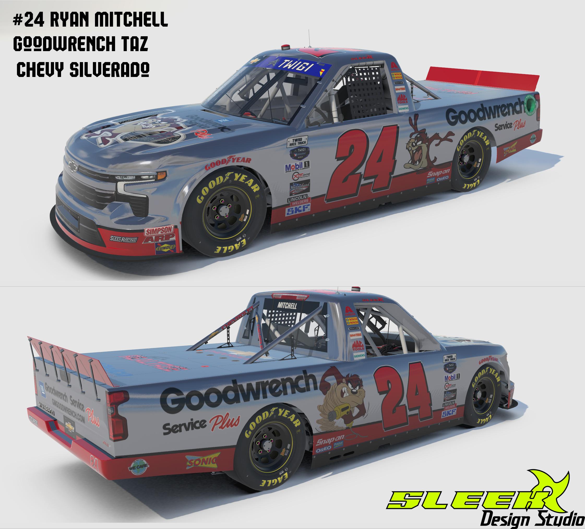 #24 Goodwrench Looney Chevrolet Silverado Truck 2019 by Ryan Mitchell3 ...