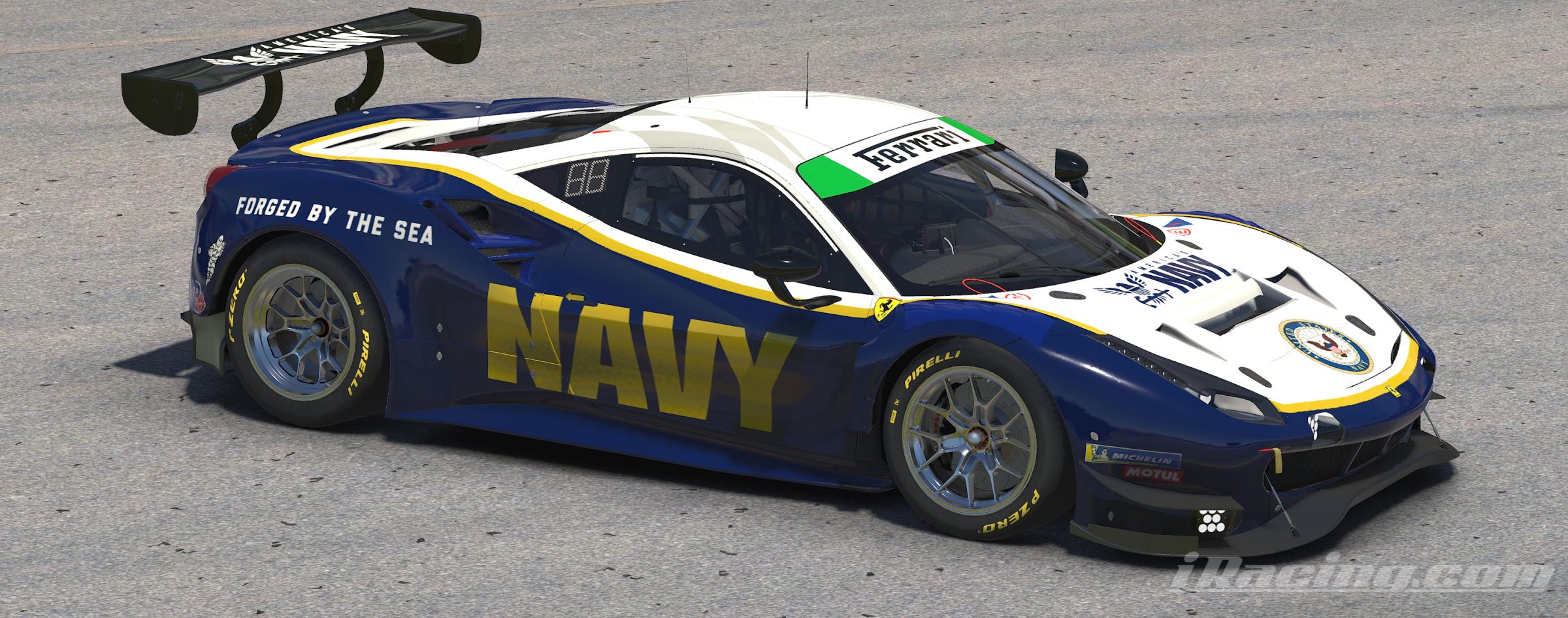 US Navy - Ferrari by John Rubino - Trading Paints