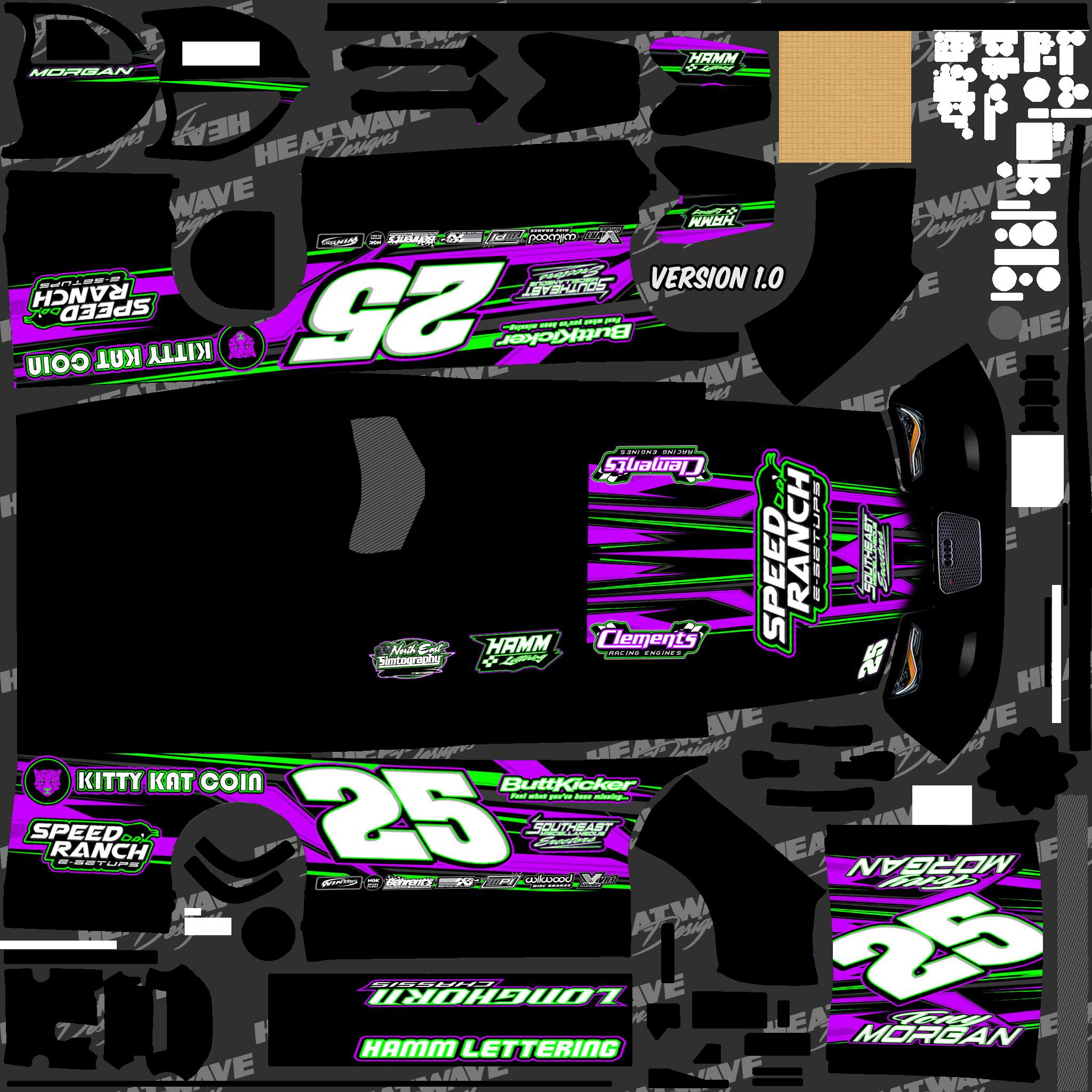 Tony Morgan S3 2022 Purple Green LM by Nicholas M Hamm - Trading Paints