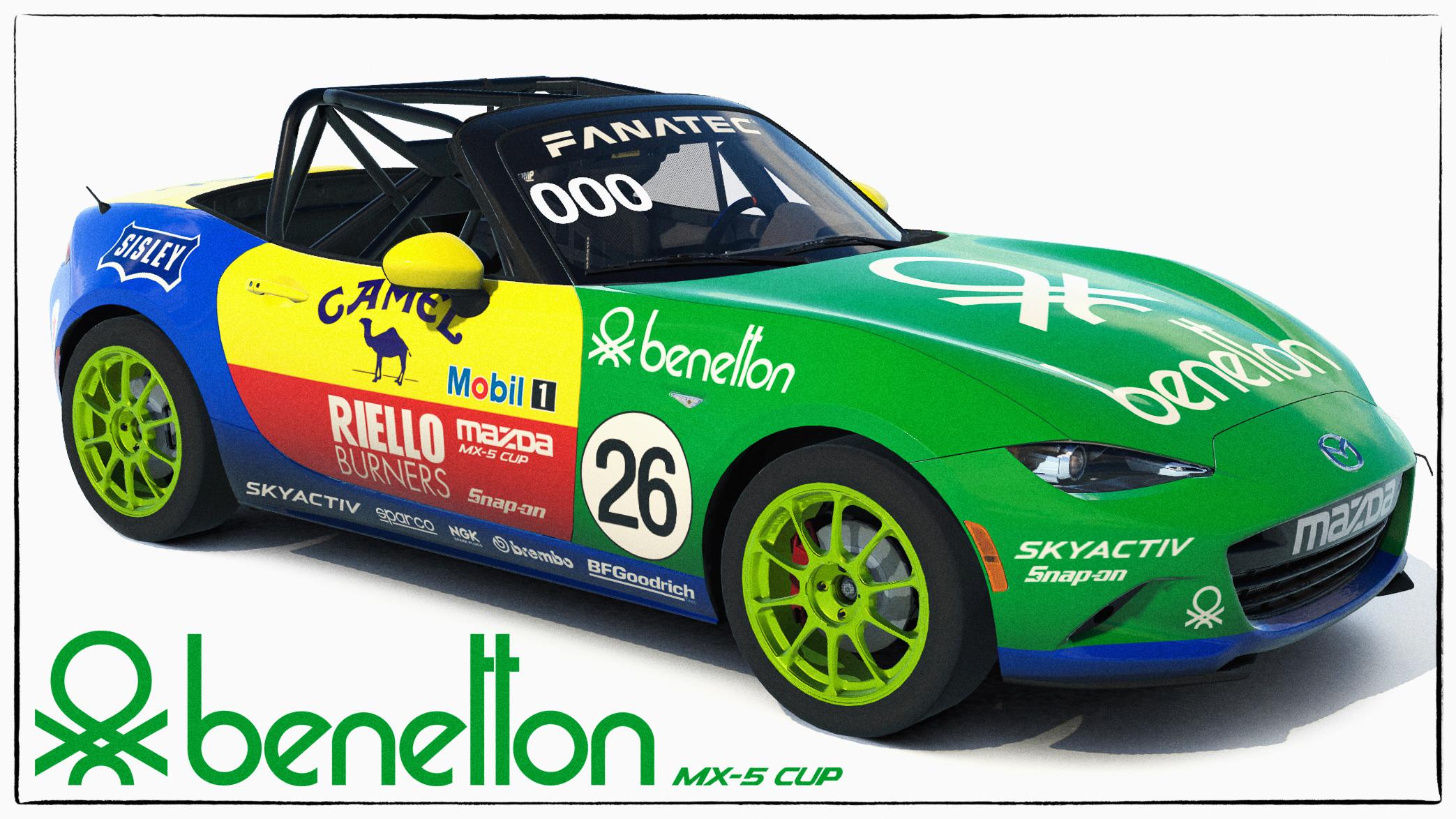 Benetton Global Mazda MX5 2016 by Simon Bailey - Trading Paints