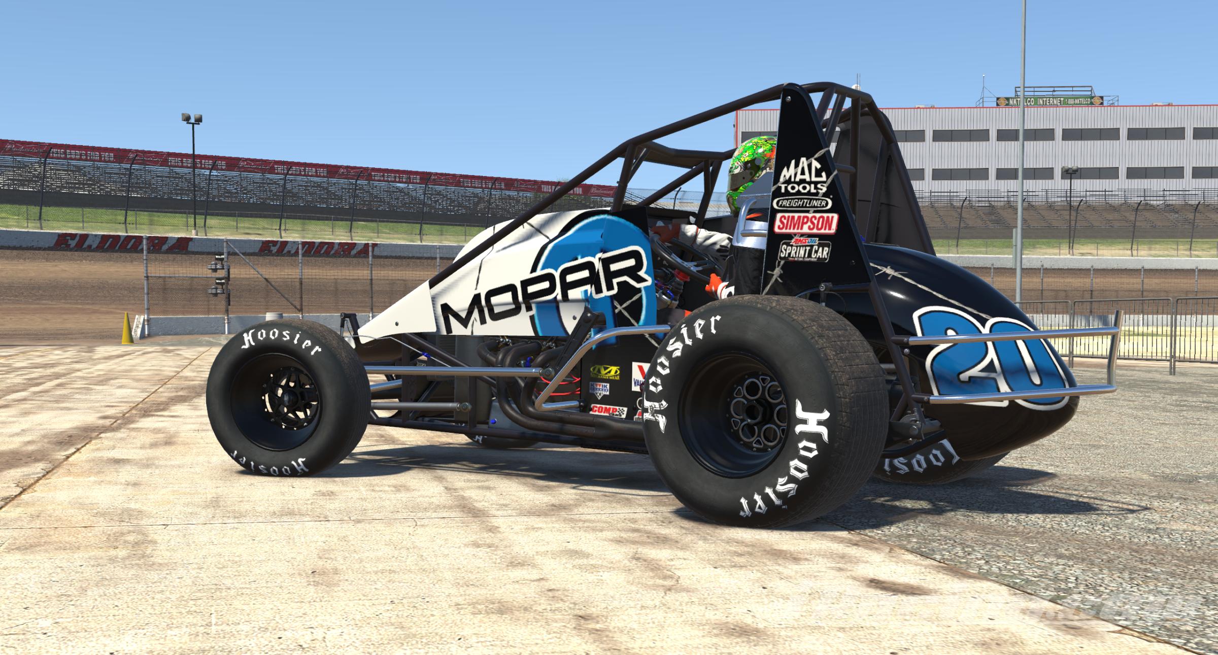 Jay Drake 2003 USAC National Sprint Car TSR Mopar #20 by Jake Boyer ...