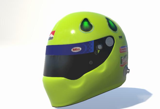 1995 C.Fittipaldi - Helmet by Thomas Nolden - Trading Paints