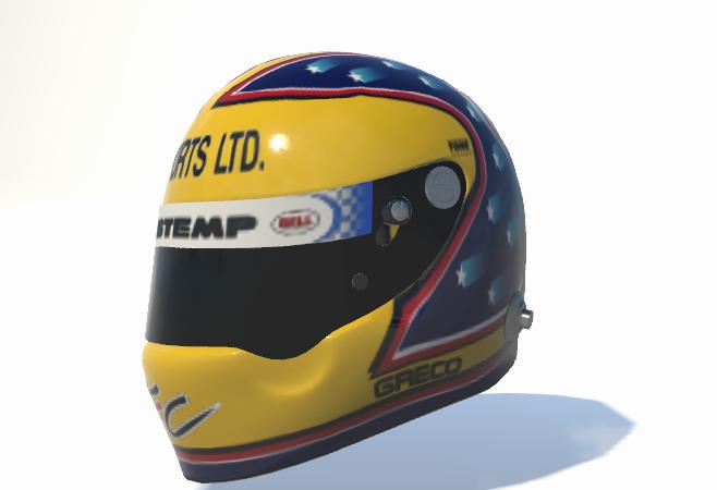 1995 M.Greco - Helmet by Thomas Nolden - Trading Paints