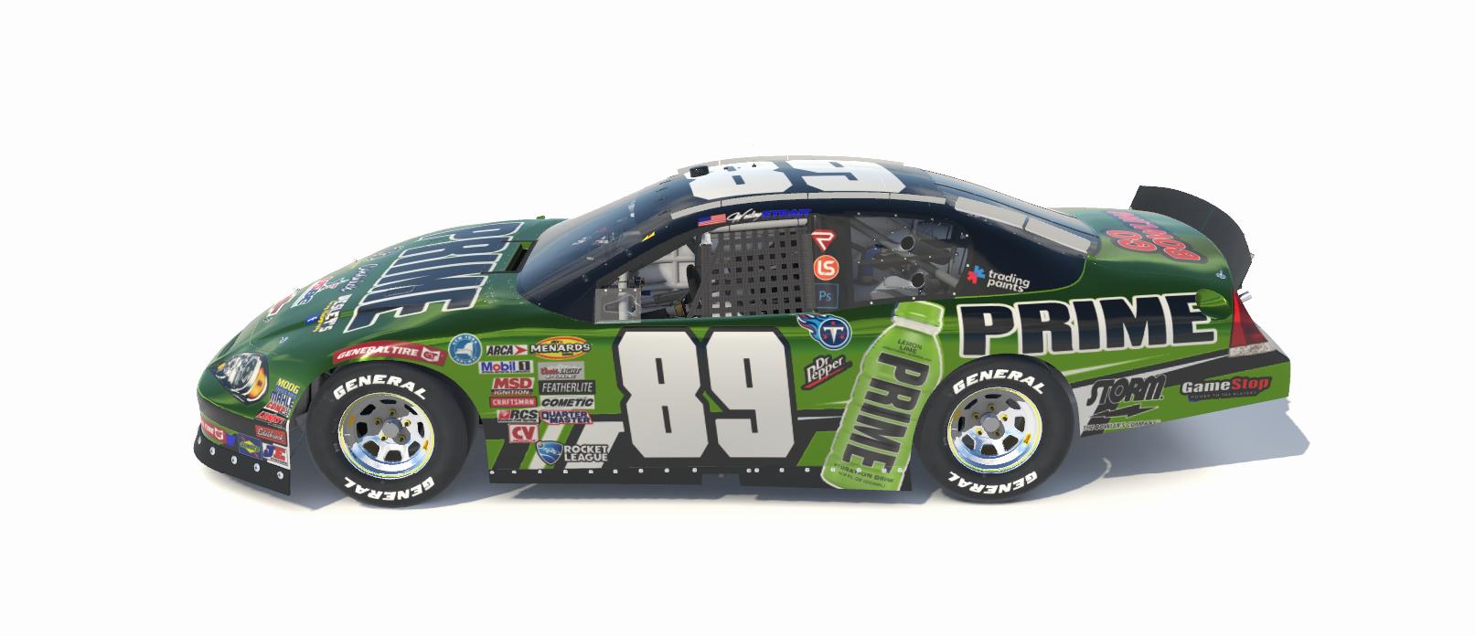 89 PRIME Lemon Lime ARCA Menards by Wesley Strait Trading Paints