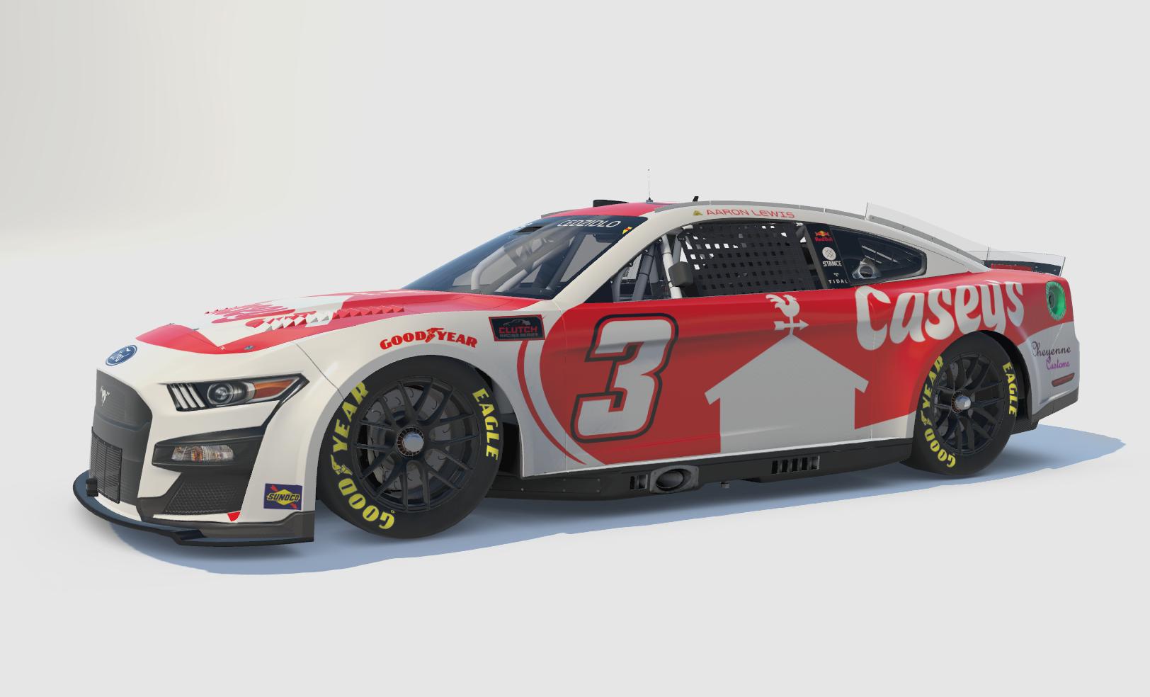 Caseys Nascar Cup Series Next Gen Ford Mustang By Travis Cedzidlo 