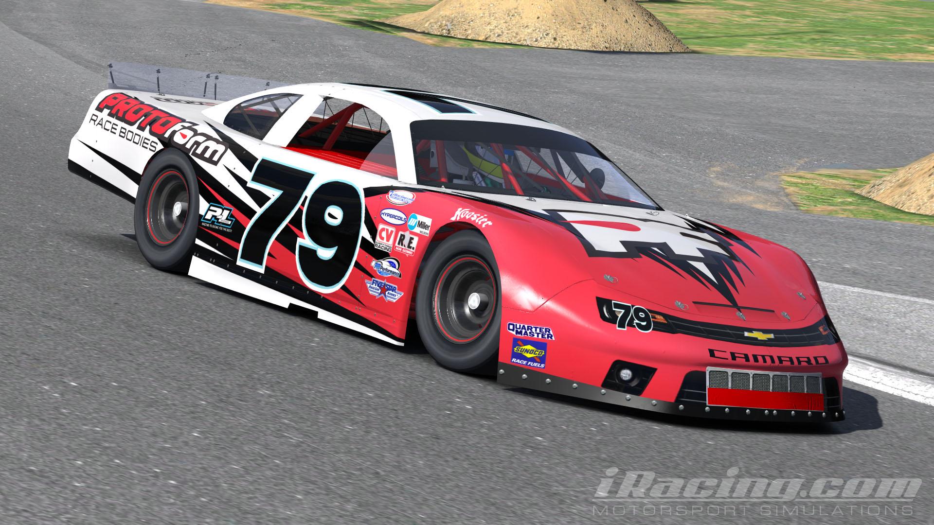 Protoform Chevrolet Camaro White Red Fictional By Grzesiek Z Trading Paints