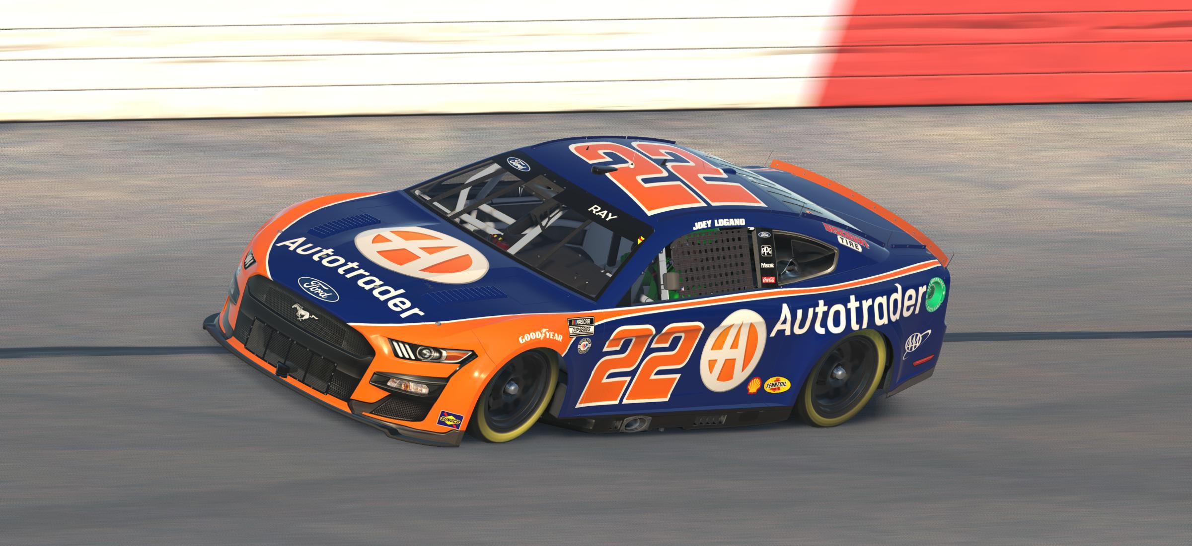 Joey Logano 2023 Autotrader Concept (Blue) by Spenser Ray Trading Paints