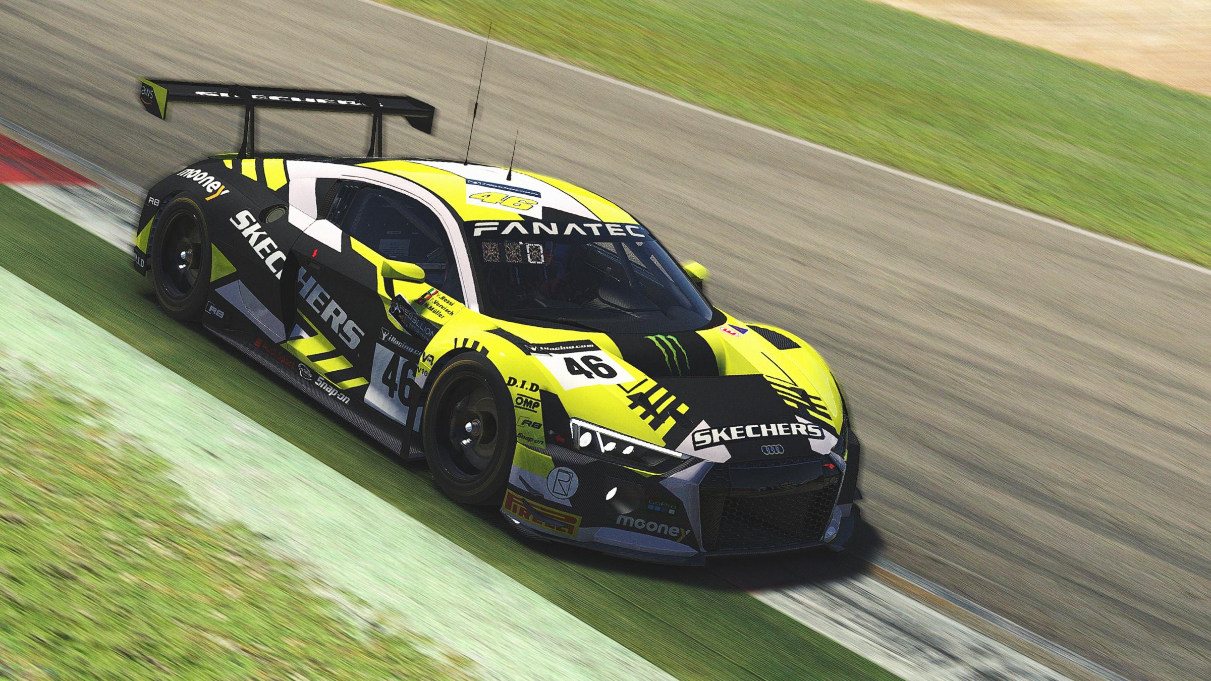 Valentino Rossi Audi R8 LMS GT3 Evo II Team WRT 2022 By Gianluca Bresci ...