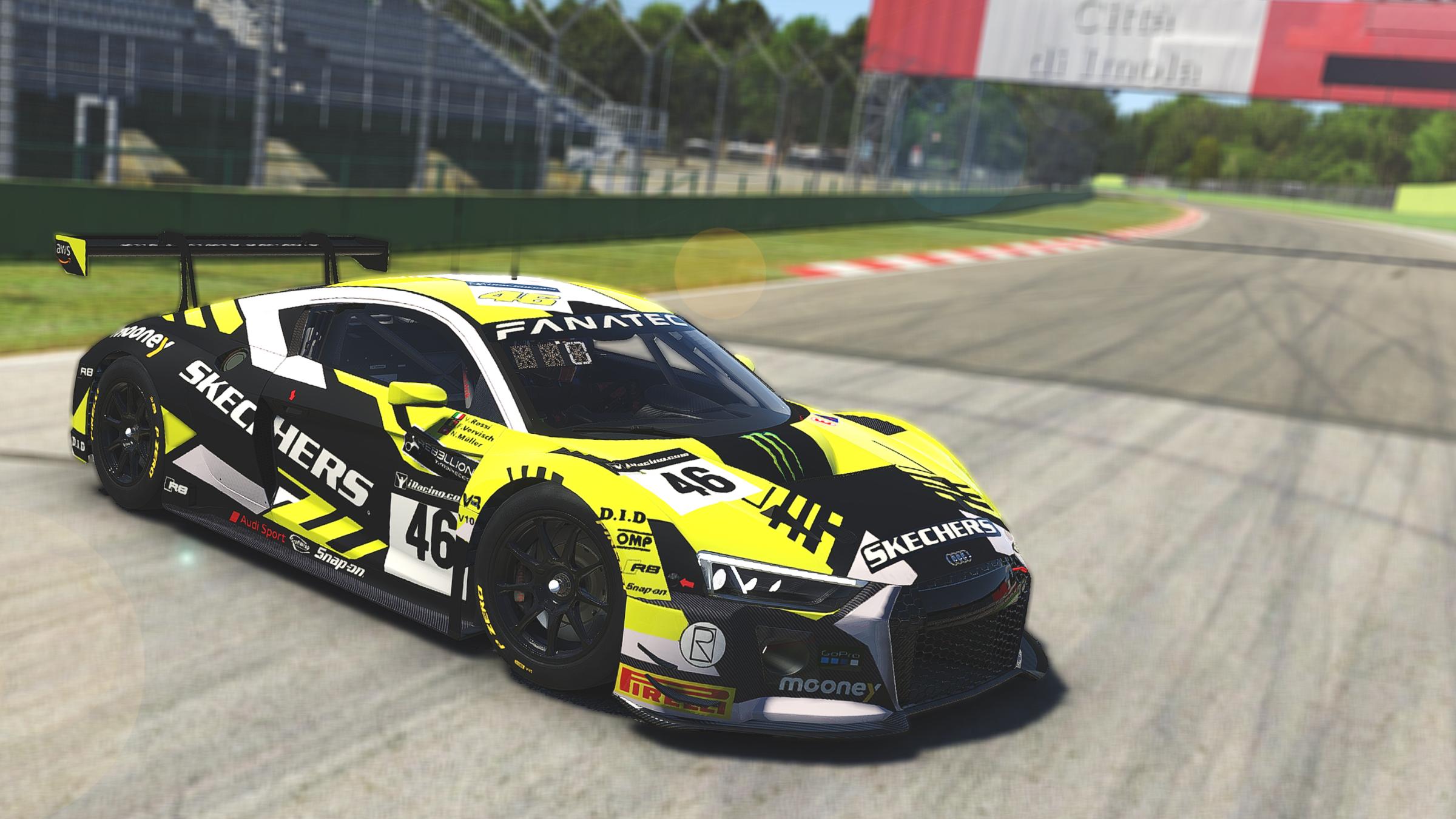 Valentino Rossi Audi R8 LMS GT3 Evo II Team WRT 2022 By Gianluca Bresci ...