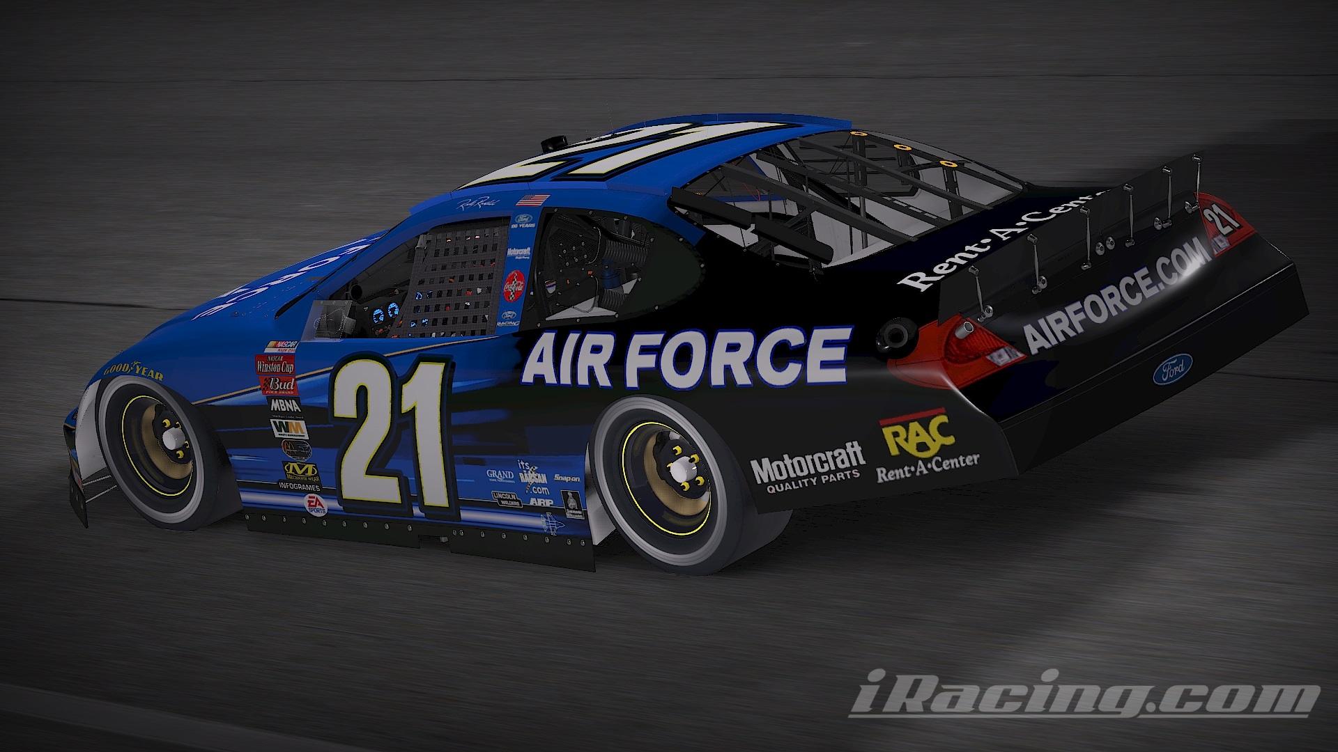 #21 Ricky Rudd 2003 US Air Force Ford Taurus Sim Stamped Number by ...