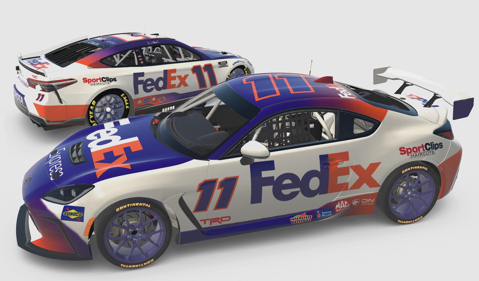 Toyota GR86 FedEx by Clyde Coman Trading Paints