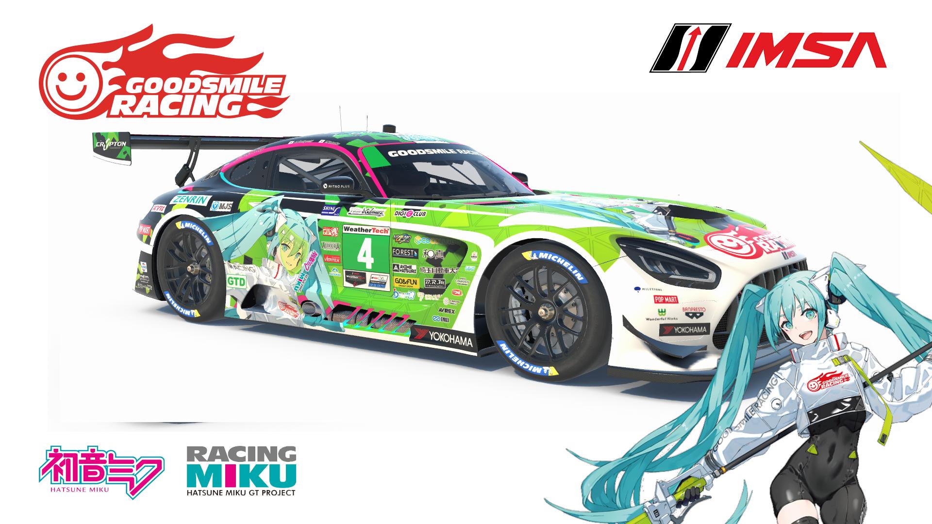 [IMSA] Goodsmile Racing 2022 Hatsune Miku GT Project by Danilo Vaz