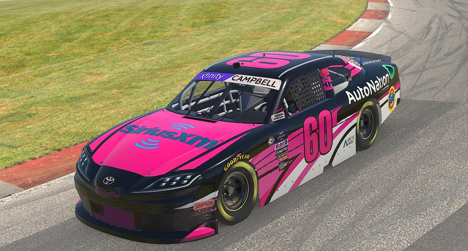 Nascar Xfinity Toyota Supra Siriusxmautonation By Chance Campbell