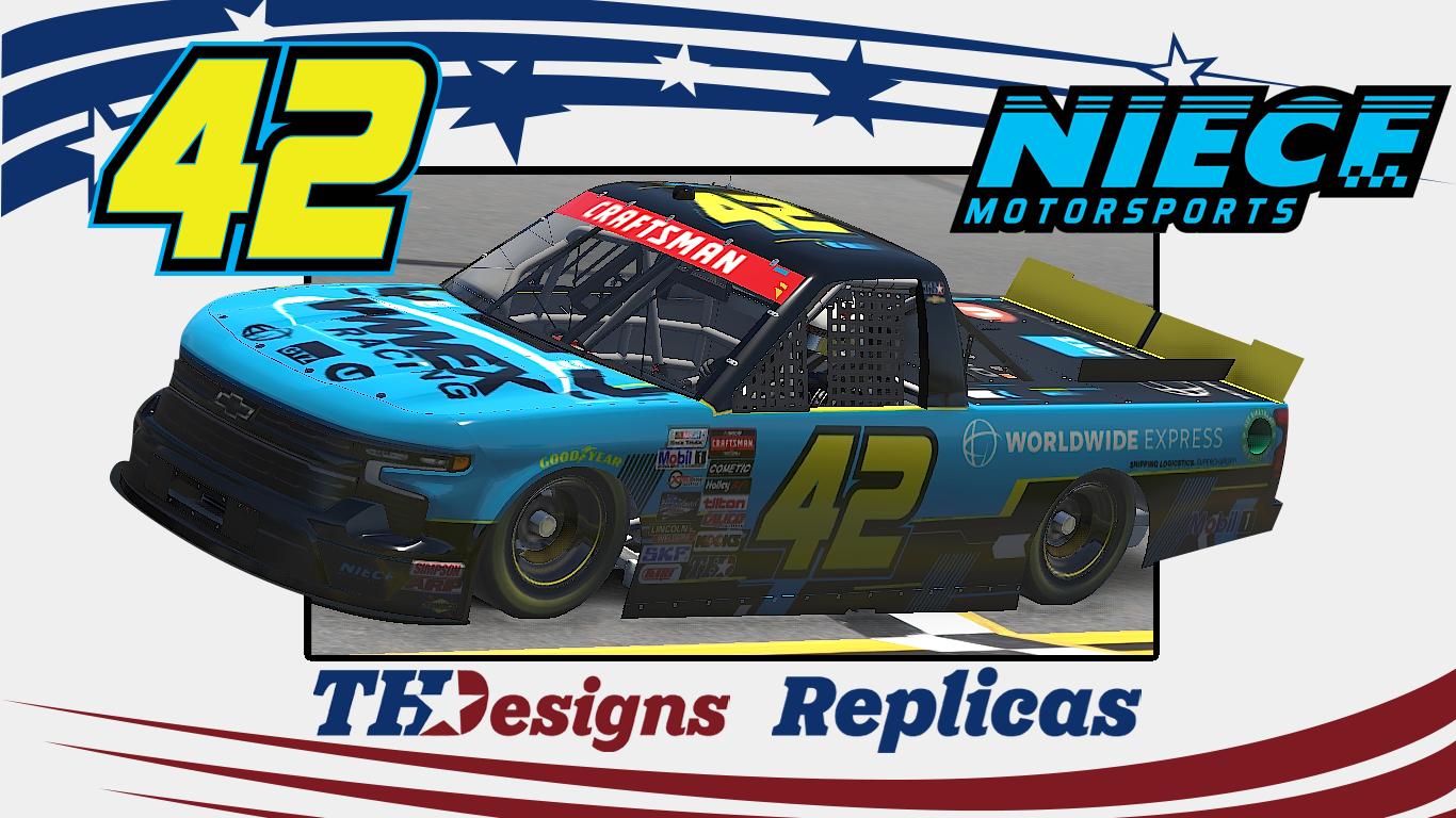 #42 - Carson Hocevar - Nice Motorsports - WWEX Racing - 2023 Truck ...