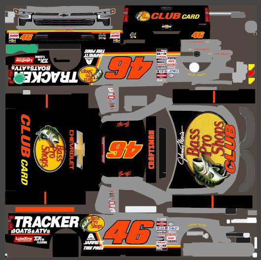 Bass Pro Shops Club Card Silverado by Brant Mickel - Trading Paints