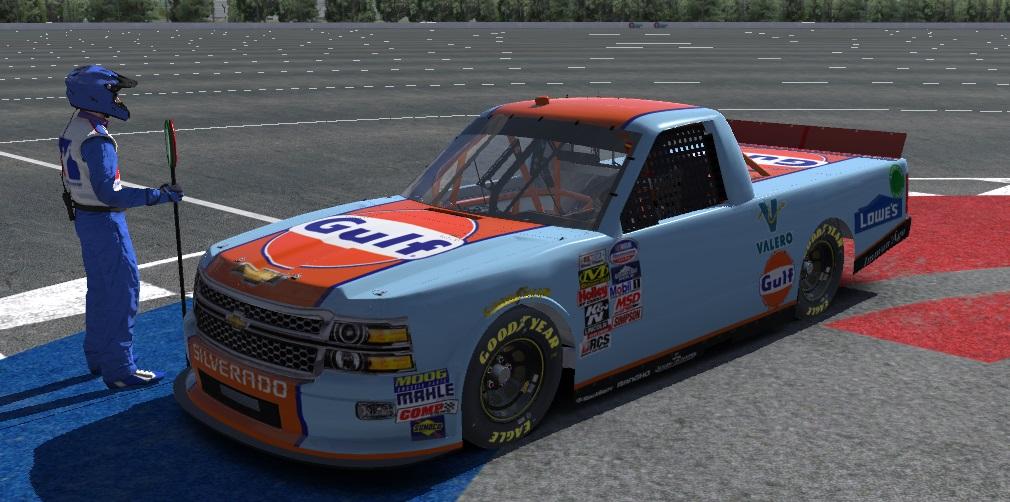 gulf racing truck