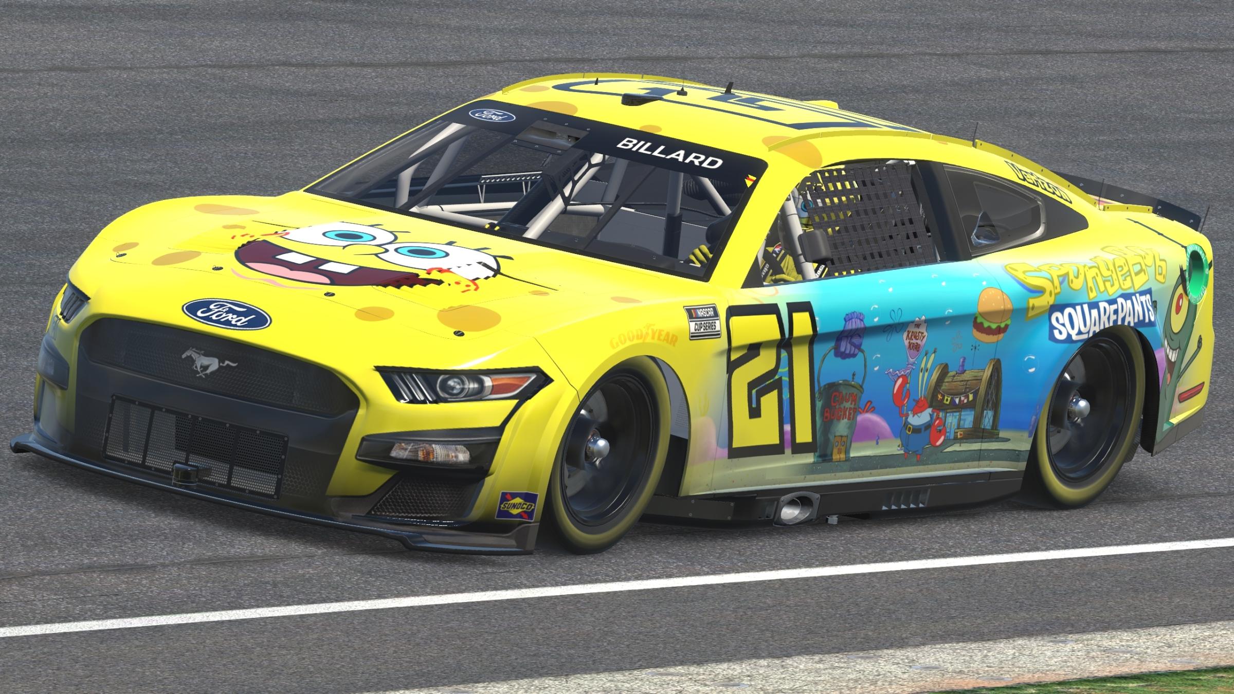 Spongebob Mustang by Ben B. Trading Paints