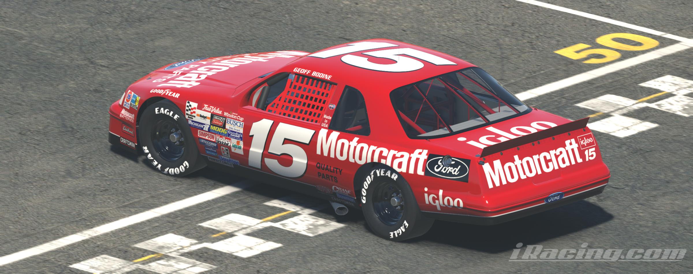 1992 #15 Geoff Bodine Motorcraft Ford - Winston Cup by William Goshen ...