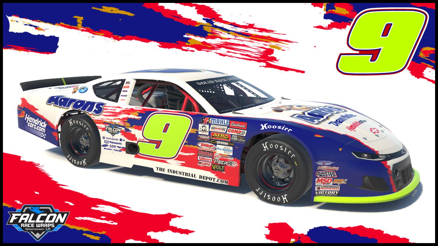 Chase Elliott Aarons Late Model Stock by Justin Kruithof Trading Paints