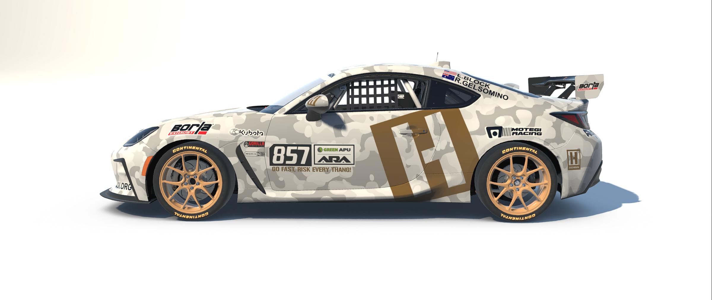 Lia Block’s Snow Camo Gold H Livery #857 by Thomas Repp - Trading Paints