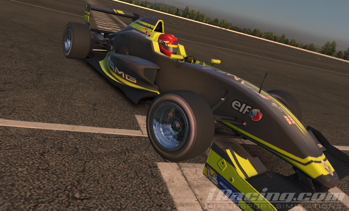 Fluro yellow Merc design by Lando Norris - Trading Paints