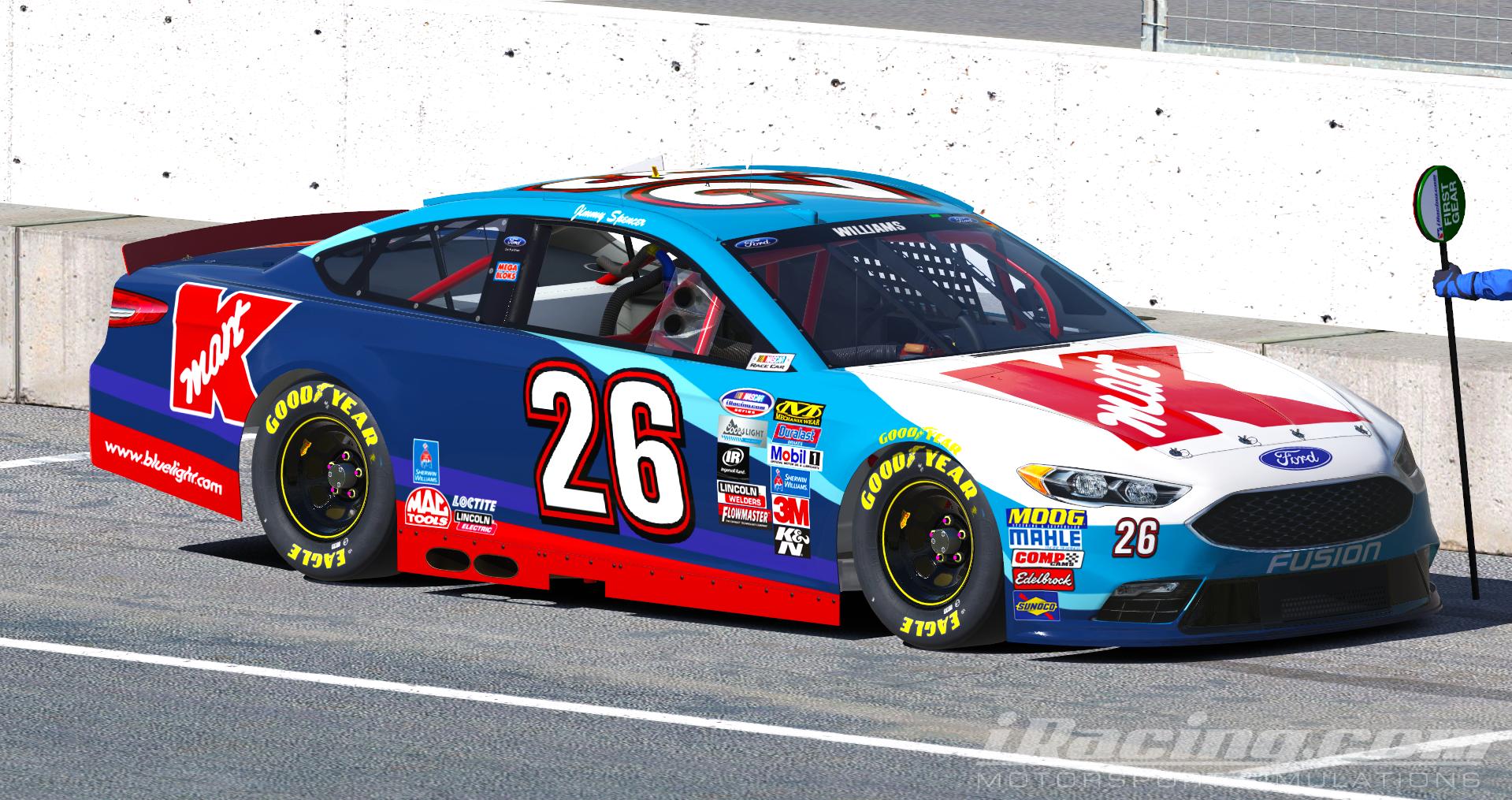 2000 Jimmy Spencer Kmart Fusion v2 by Ryan A Williams - Trading Paints