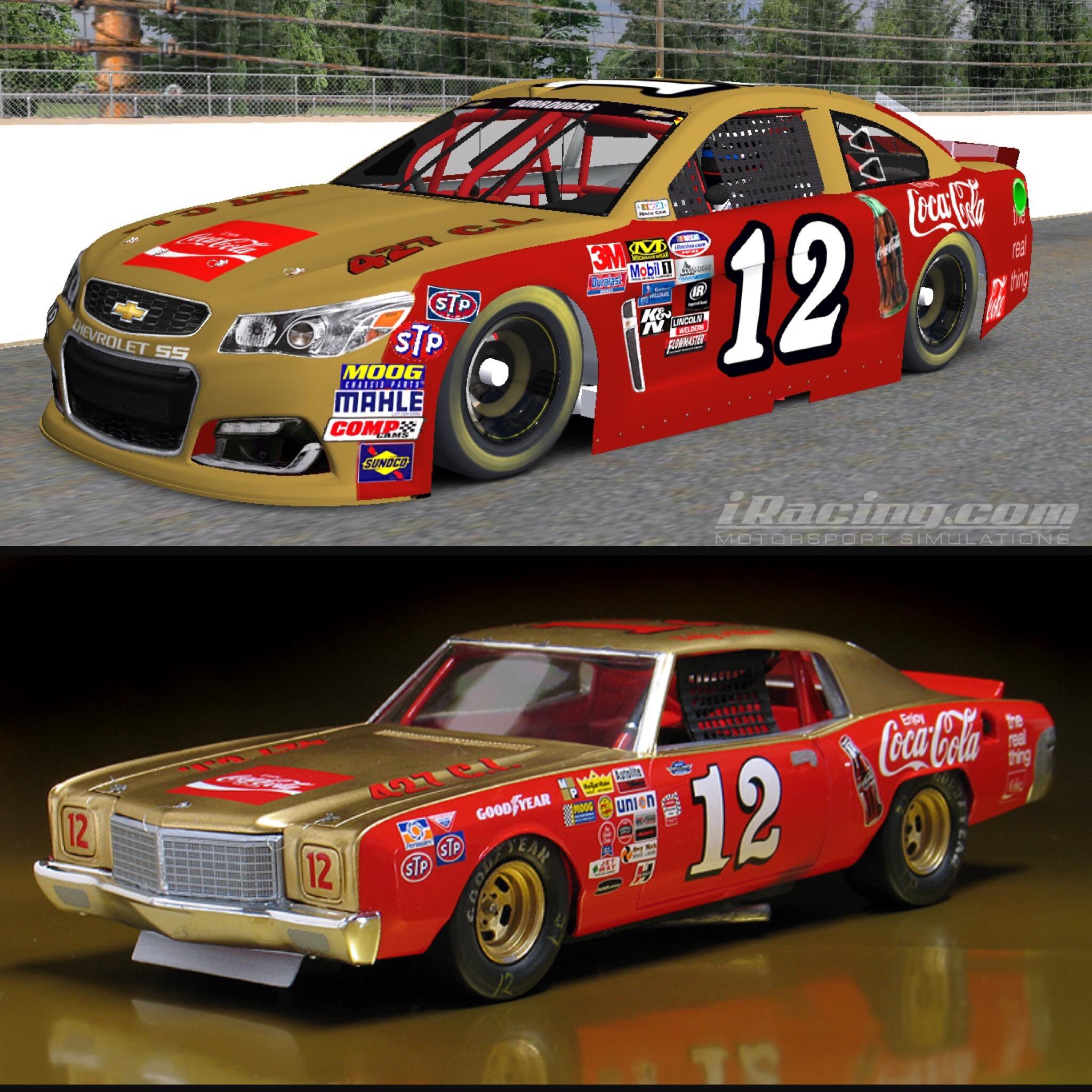 Bobby Allison Coca Cola Throwback by Anthony Burroughs - Trading Paints