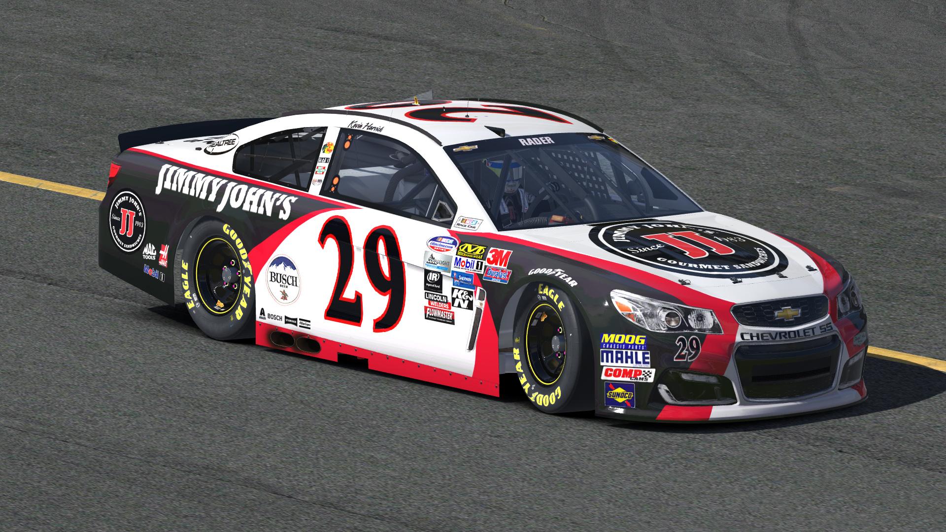 Kevin Harvick 2013 Jimmy Johns by Zach Rader - Trading Paints