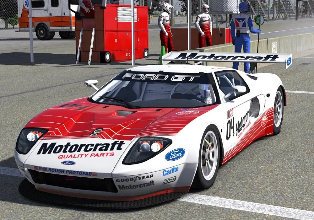 Ford GT GT3 Motorcraft by Bruce Funderburg - Trading Paints