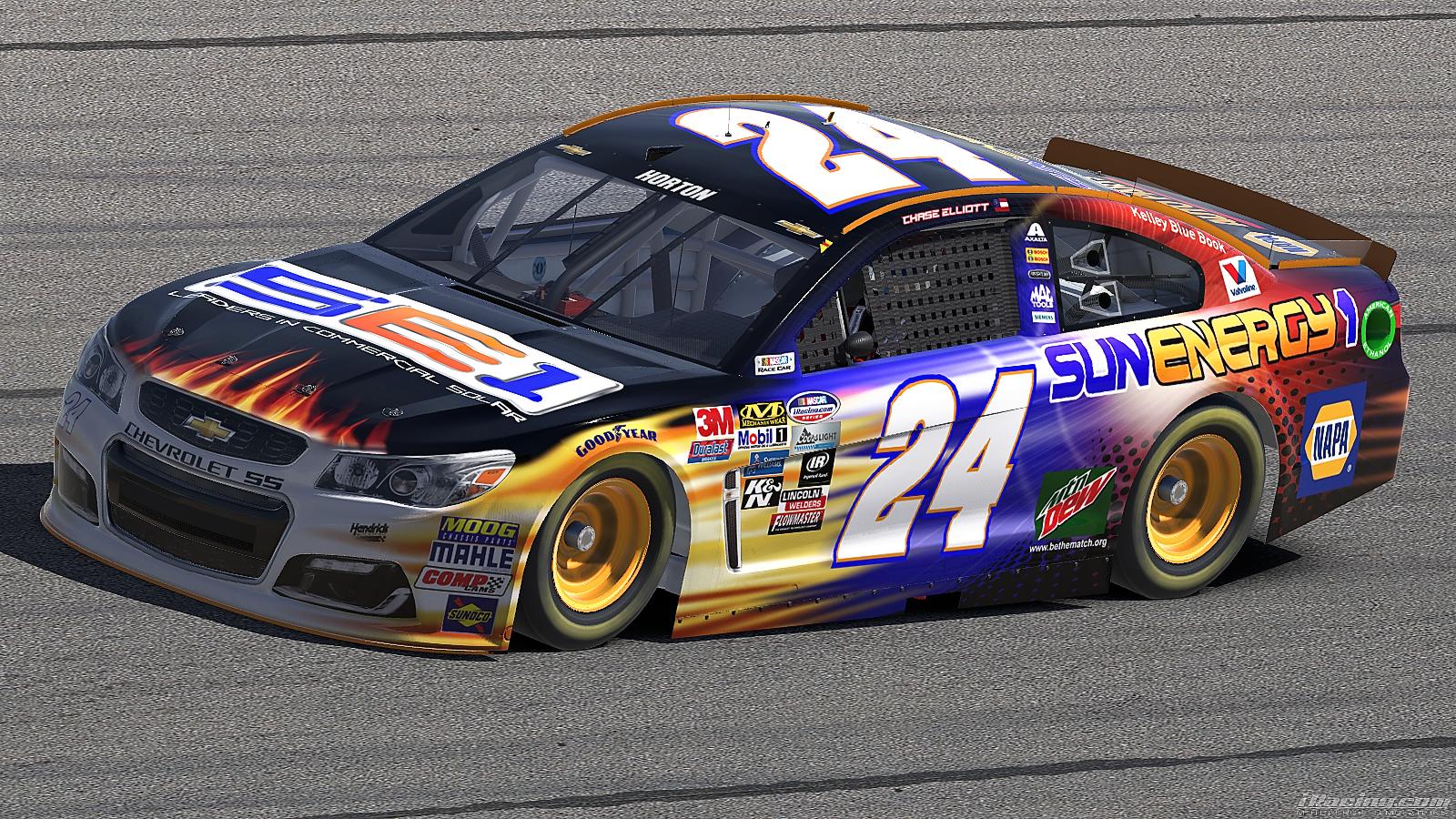 2016 Chase Elliott Sun Energy 1 Watkins Glen by Ben Horton - Trading Paints