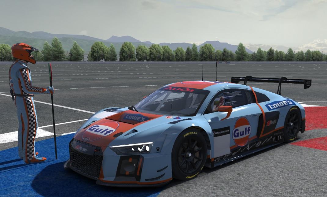 Gulf Audi R8 GT3 by Javier Perez3 - Trading Paints