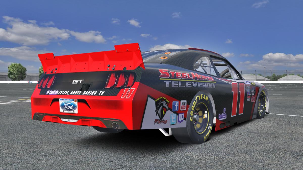 Steel Horse Racing TV Xfinity Mustang by Johnathon Caddell