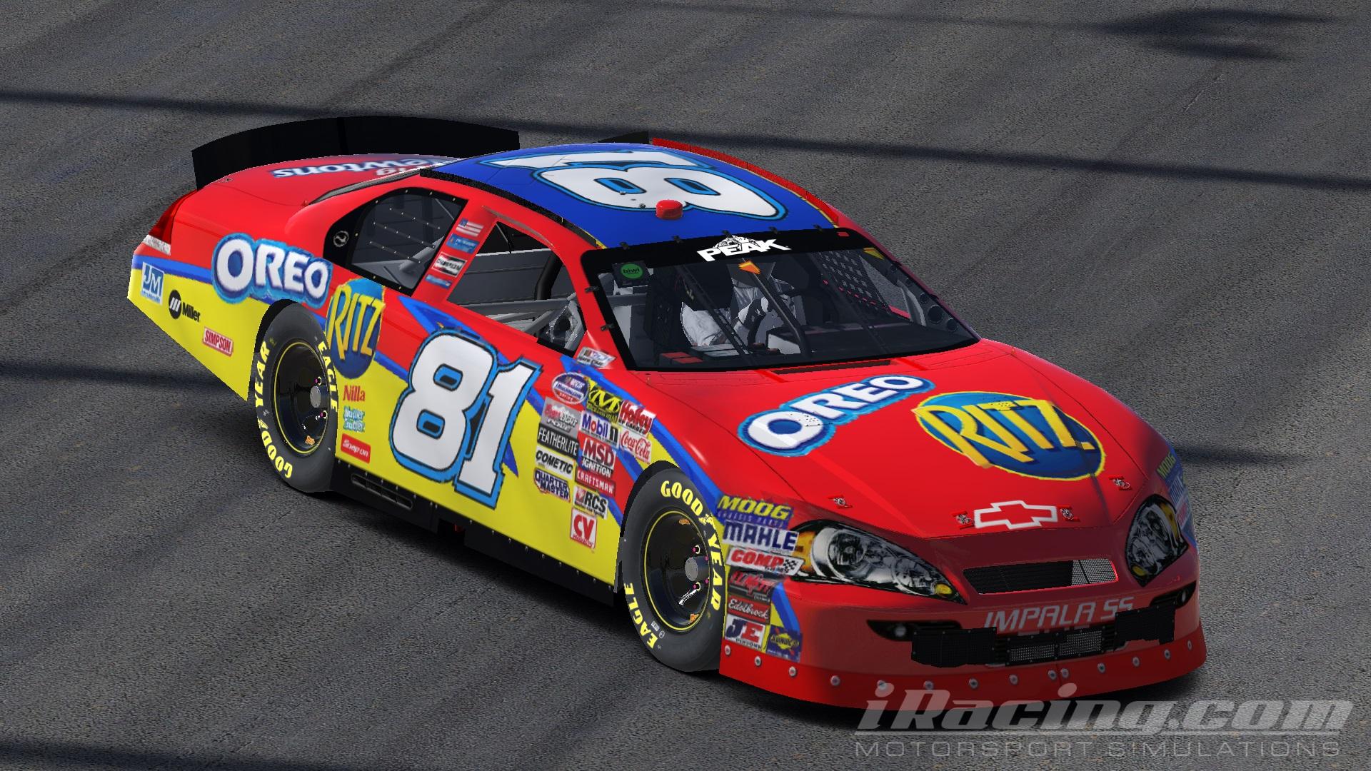 2005 Dale Jr Oreo/Ritz Busch Series Car by Zac Campbell - Trading Paints