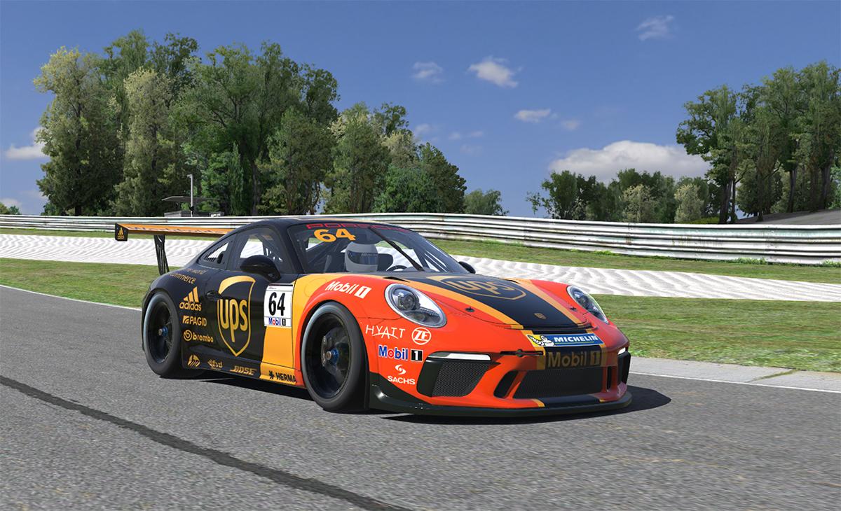 UPS Porsche 911 Cup by Mathew Epstein - Trading Paints