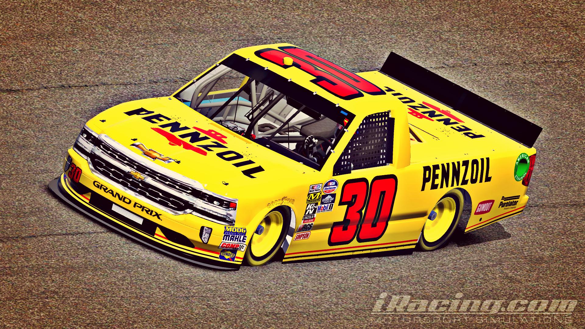 Michael Waltrip 1991 Pennzoil Throwback Truck Scheme (Fictional) by ...