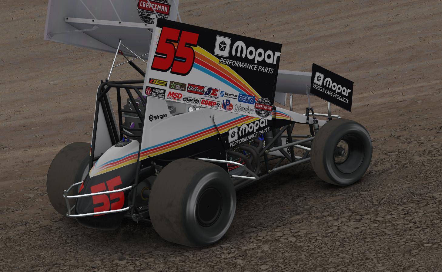 Vintage Team Mopar - Mark Kinser by Tyler Tucker - Trading Paints