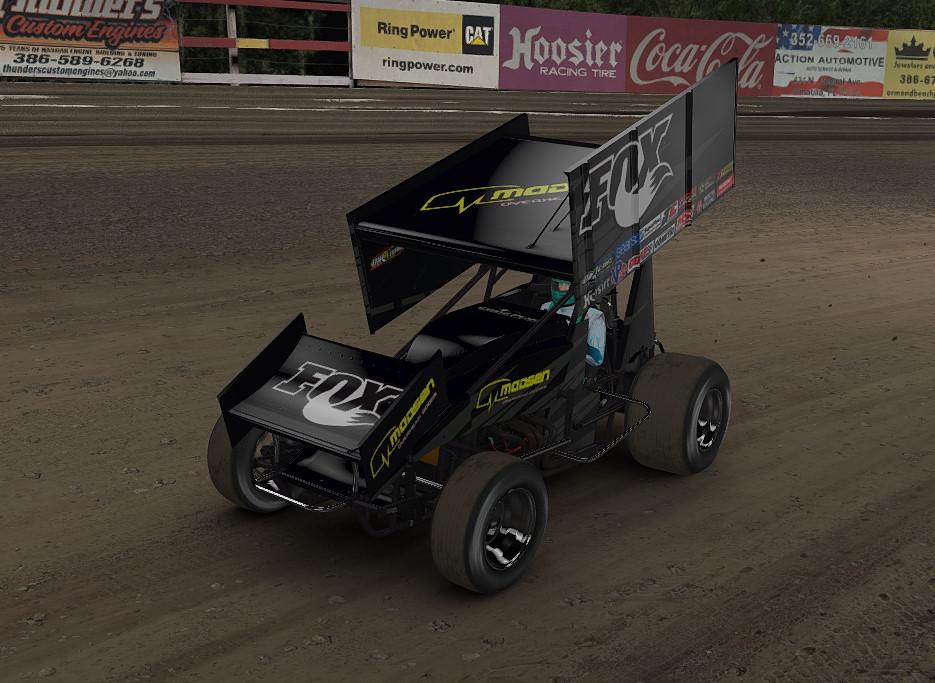 Brett Hearn Fox Madsen Overhead Doors Dirt Sprint Car By