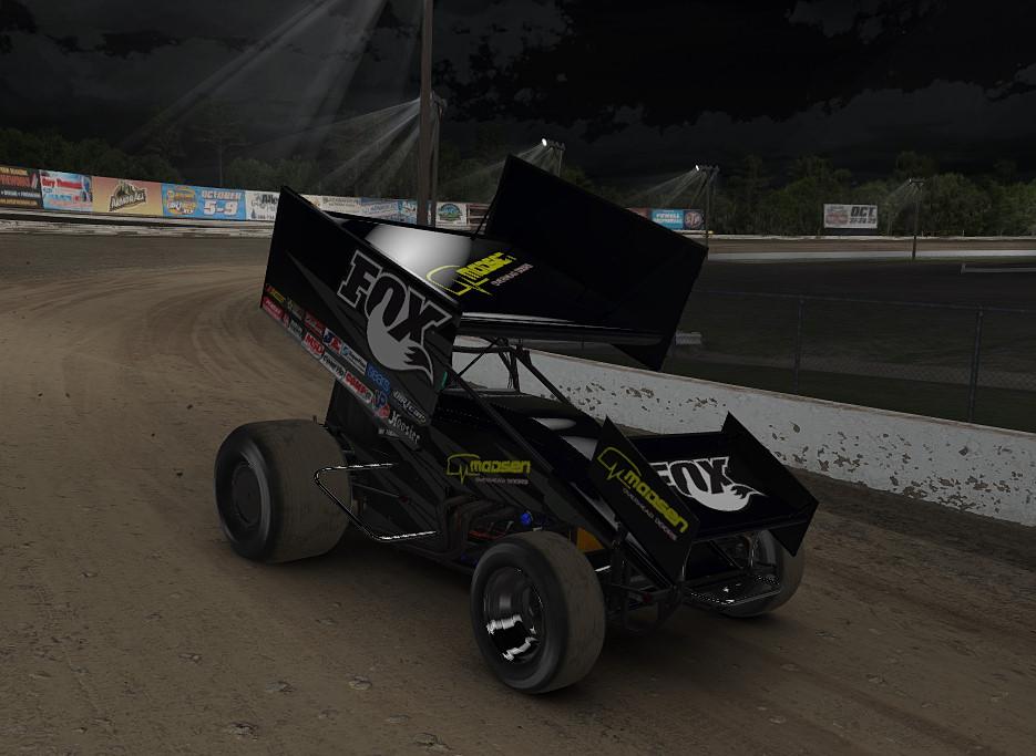 Brett Hearn Fox Madsen Overhead Doors Dirt Sprint Car By