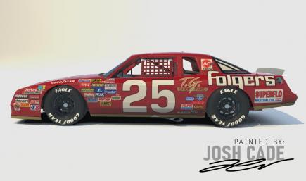 (iRacing Stamp Number) 1987 Tim Richmond Folgers Coffee Machine by Josh ...